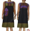 Hand stitch deco patch-work dress