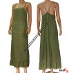 Braided strap long dress