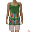 Tie-dye rayon top