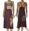 Patch-work cotton dress