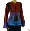 Razor cut hand emb rib hoodie