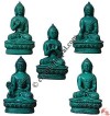 Resin tiny Pancha Bubbha set of 5
