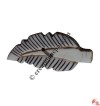 Leaf carved bone button1 (packet of 10)
