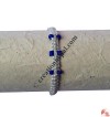 Lapis beads hemp hand band