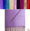 Pure silk plain color scarf
