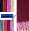 Pure silk plain color muffler