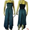 Female half-body printed dress