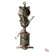 Prayer wheel auspicious conch