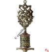Prayer wheel auspicious knot