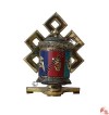 Decorated stand-prayer wheel3