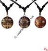 Assorted color lotus pendant