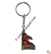 Nepali flag brass key-ring