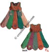 Poplin patch stone wash kids dress