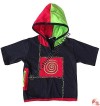 Kids sinkar spiral hooded t-shirt