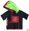 Kids sinkar spiral hooded t-shirt