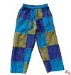 Fine cotton patch-work kids trouser