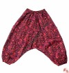 Fine cotton bubble-print kids trouser
