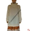 Cotton crease long top