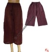 Parallel type 3-quarter trouser