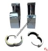 Circle shape silver ear ring