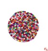 Wool felt balls circle mat9