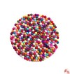 Wool felt balls circle mat12