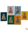 Buddha print cards set