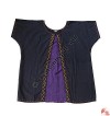 Cotton short sleeves loose top