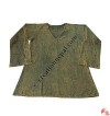 Cotton V-neck kurtha top