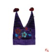 Double tail cotton-fleece cap