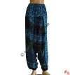 Printed elephant round trouser