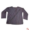 Stripes V-neck men Kurta