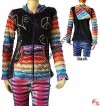 Stripes sleeves rib jacket 1