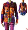 Razor cut and hand paint patch jacket1