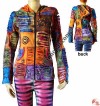 Razor cut and hand paint patch jacket2