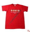 Yak and yeti embroidery t-shirt