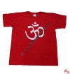 Printed OM cotton t-shirt