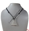 Hollow Triangle Bone Pendant