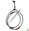6 mm bone beads Mala 1