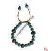Turquoise beads wristband