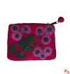 Needle-felt Flower Coin Purse2