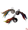 Hemp-suede Ying Yang Keyring