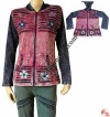Hand Emb. razor cut rib Jacket
