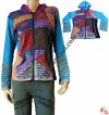 Hand Emb. patch-work rib Jacket