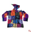 Kids jacket razor cut and brush paint