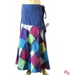 Tile design patch open wrapper skirt
