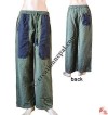 Different color long pocket trouser
