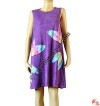 Boomerang patch sleeveless dress