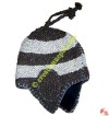 Woolen flap hat2