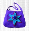 Star patch felt bag